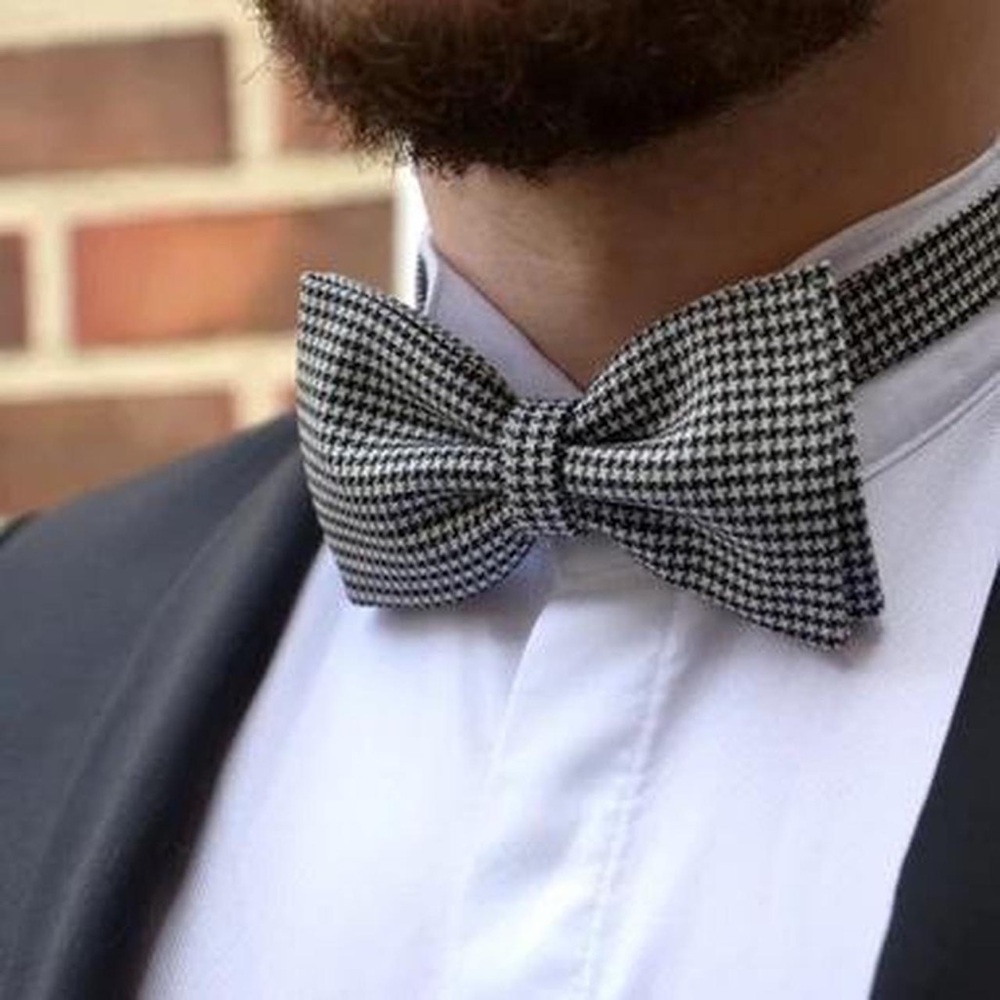 bow tie Ralph Lauren x Macy grey black headwear y2k formal vibe preppy accessory